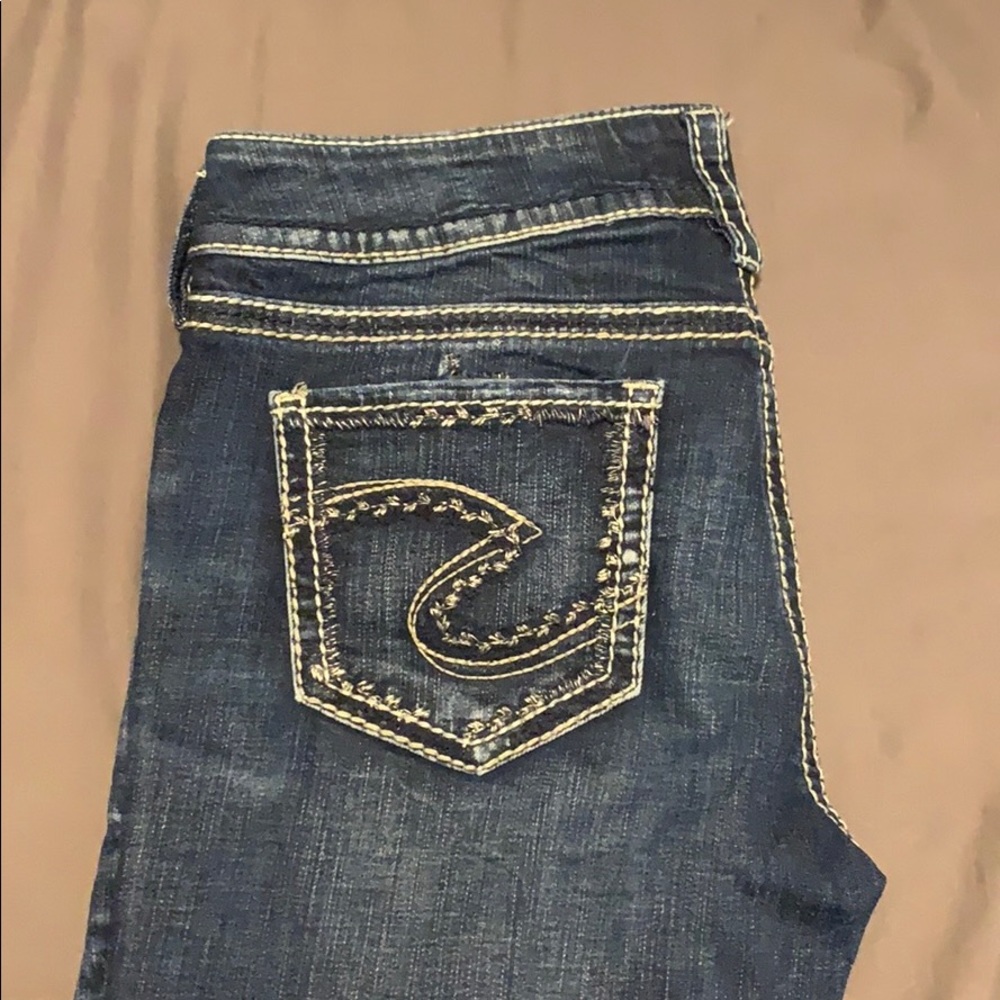 Silver jeans